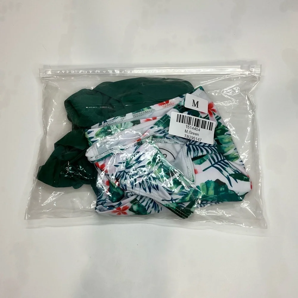 Green ruffle top bikini - Picture 5 of 5
